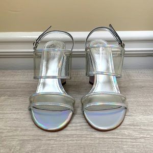 Guess holographic heels size 6.5!